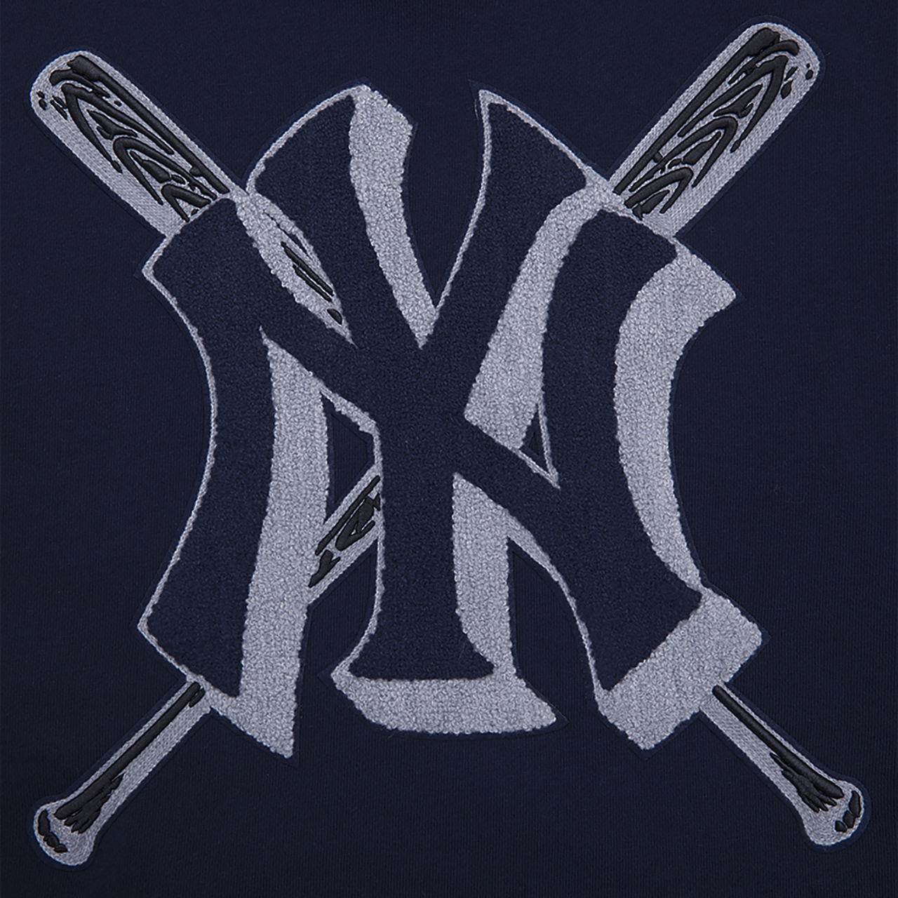 Pro Standard YANKEES MASH UP RIB FLC PO HOODIE Image 6 of 8. Tap to open photo gallery.