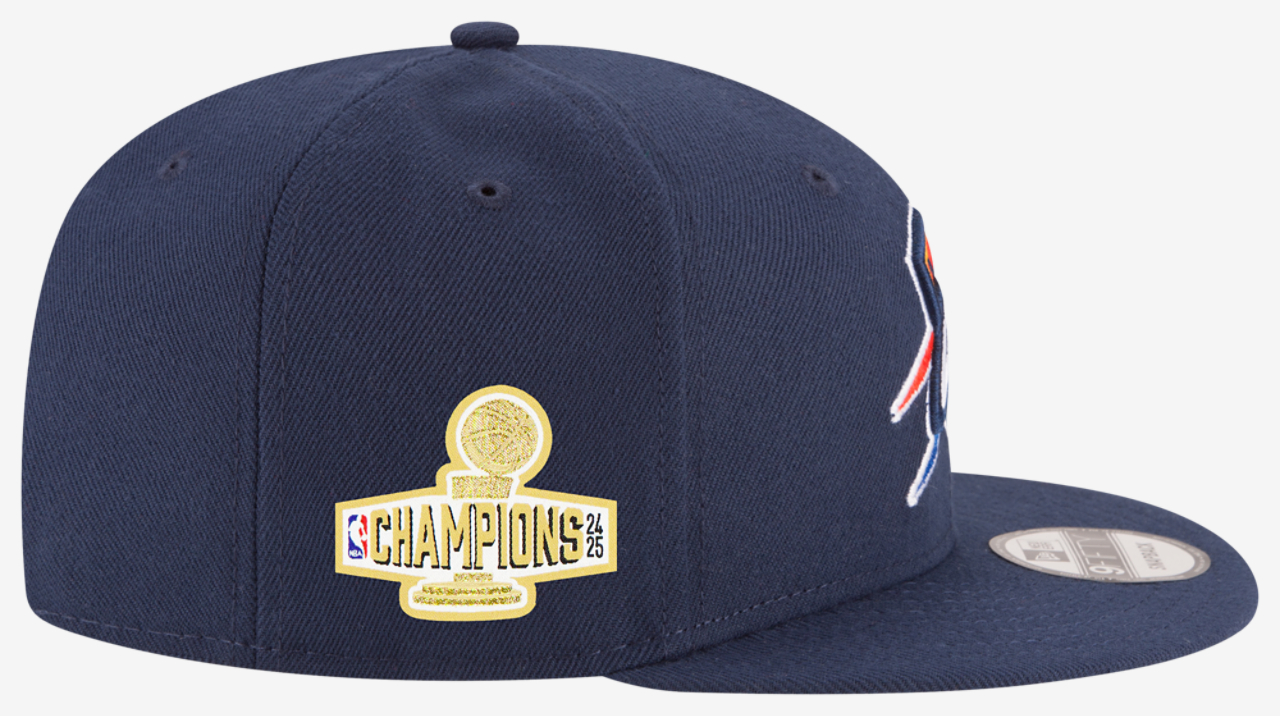 New Era Thunder NBA 9FIFTY OTC 2025 Champions Cap Image 5 of 6. Tap to open photo gallery.