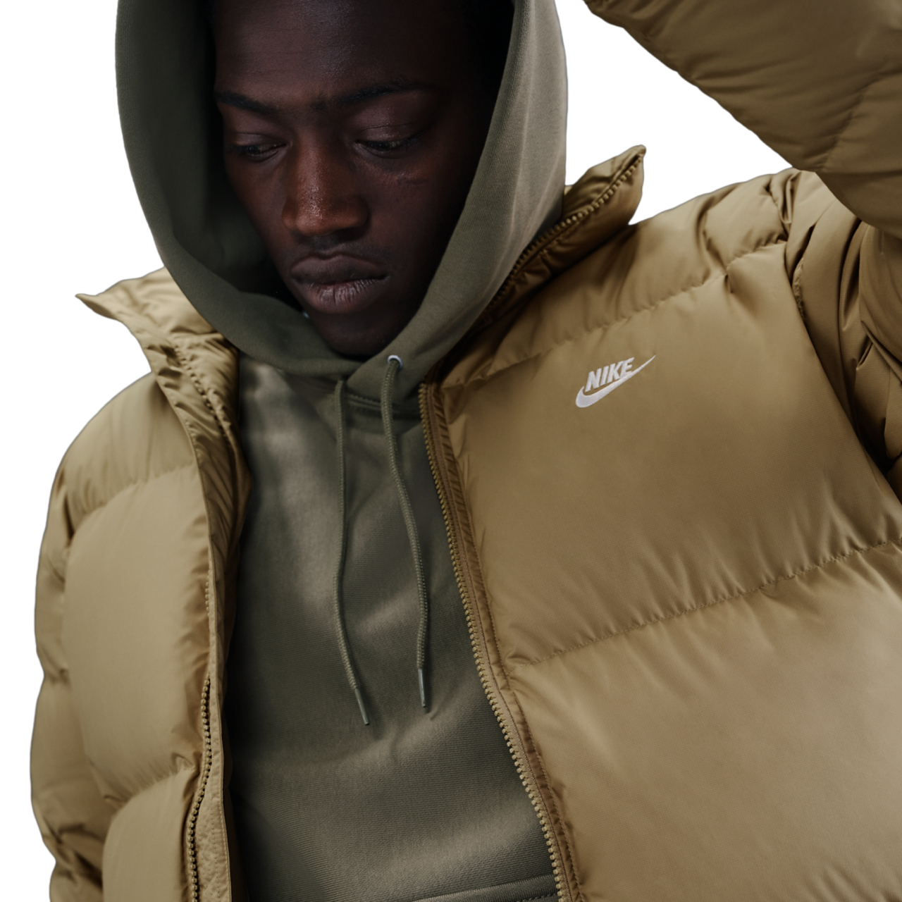 Nike SF Club 550 Puffer Jacket  Image 3 of 5. Tap to open photo gallery.