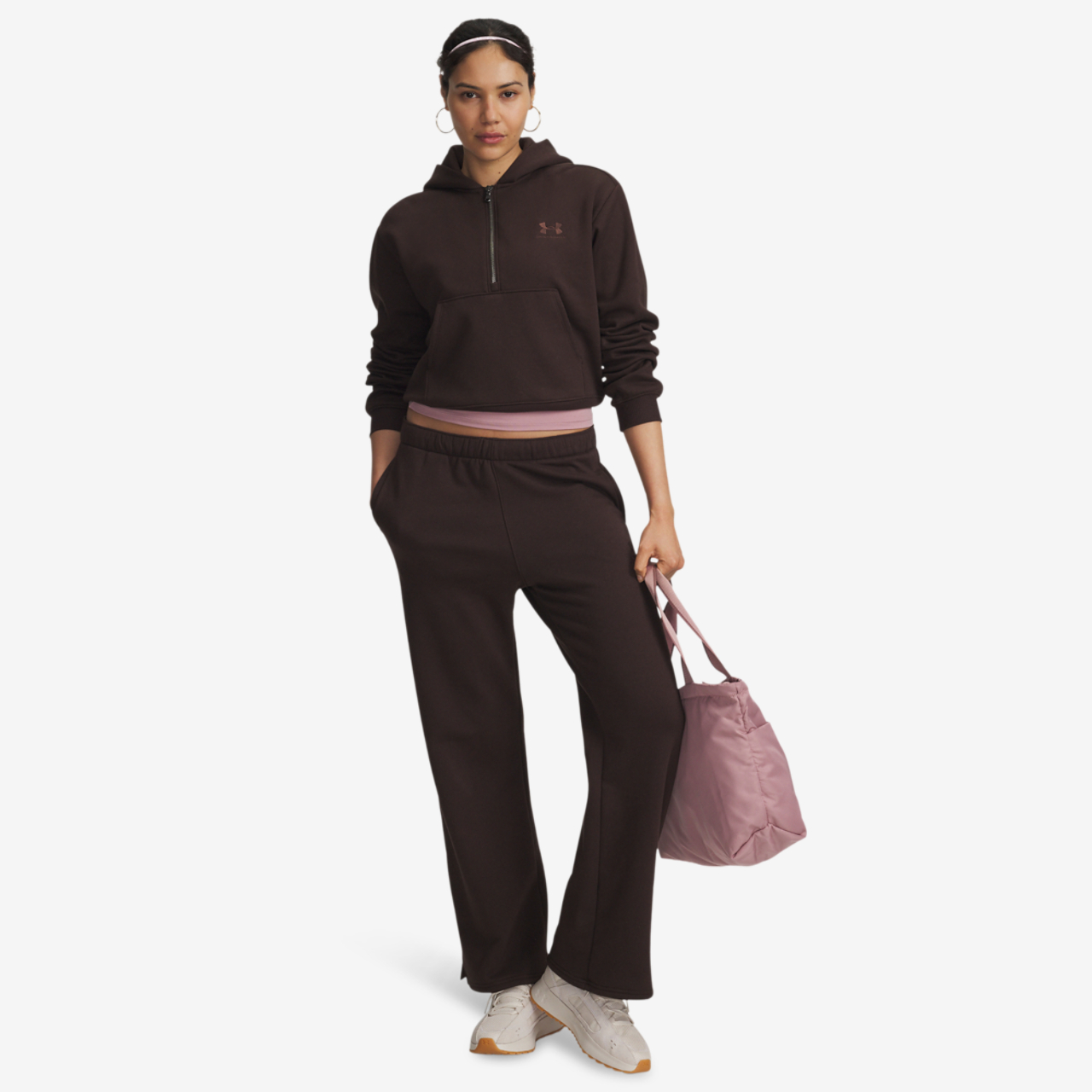 Under Armour Icon Vida Fleece Pant Image 3 of 3. Tap to open photo gallery.