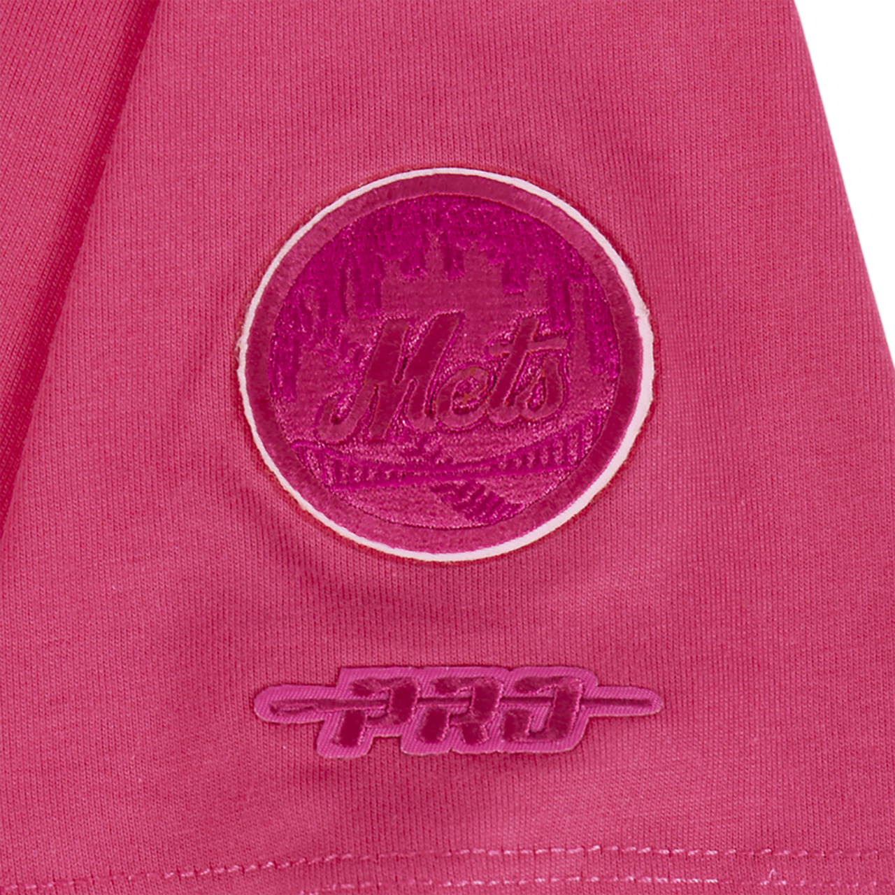 Pro Standard New York Mets Triple Pink Ss Boxy Tee Image 6 of 6. Tap to open photo gallery.