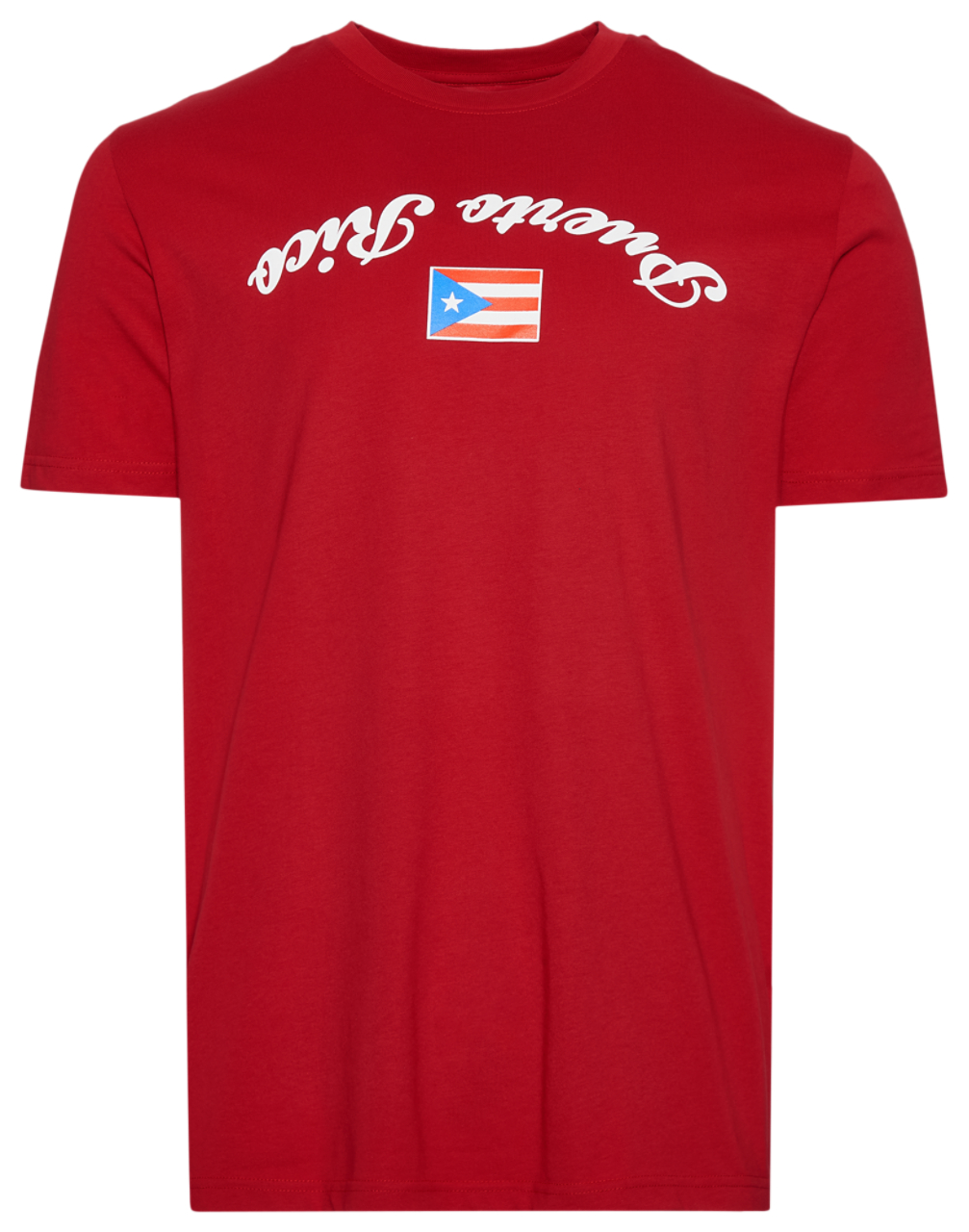 New Era Puerto Rico Upside Down T-Shirt Image 1 of 2. Tap to open photo gallery.
