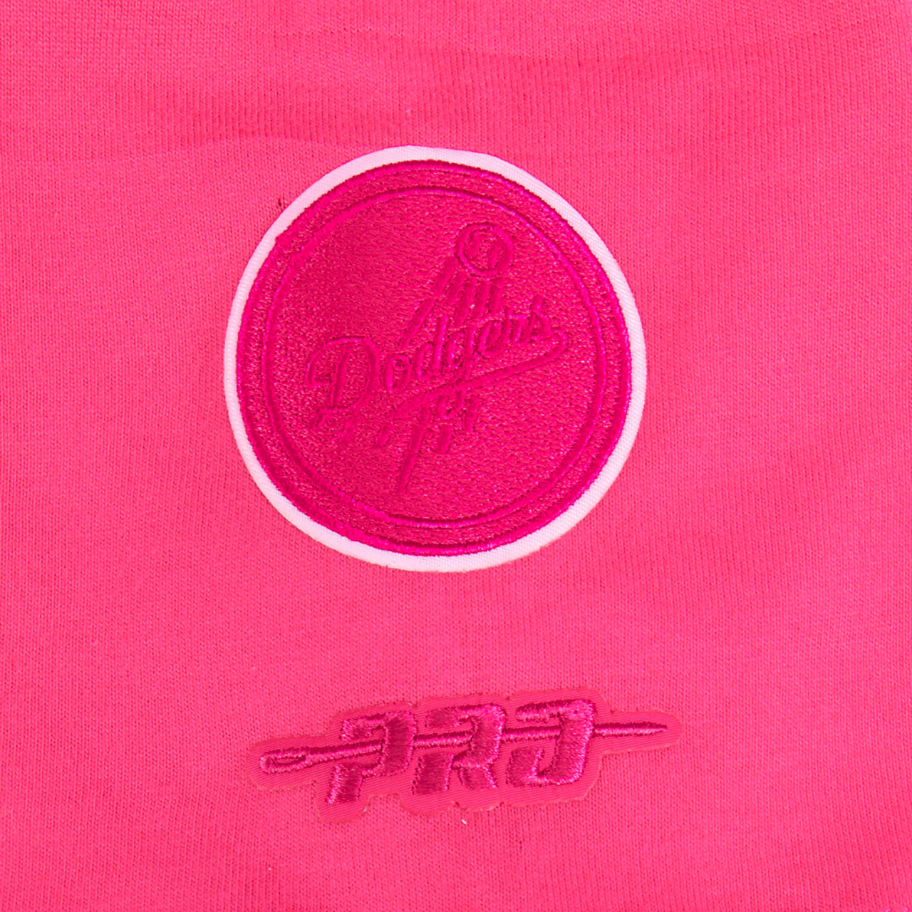 Pro Standard Los Angeles Dodgers Triple Pink Ss Boxy Tee Image 3 of 5. Tap to open photo gallery.