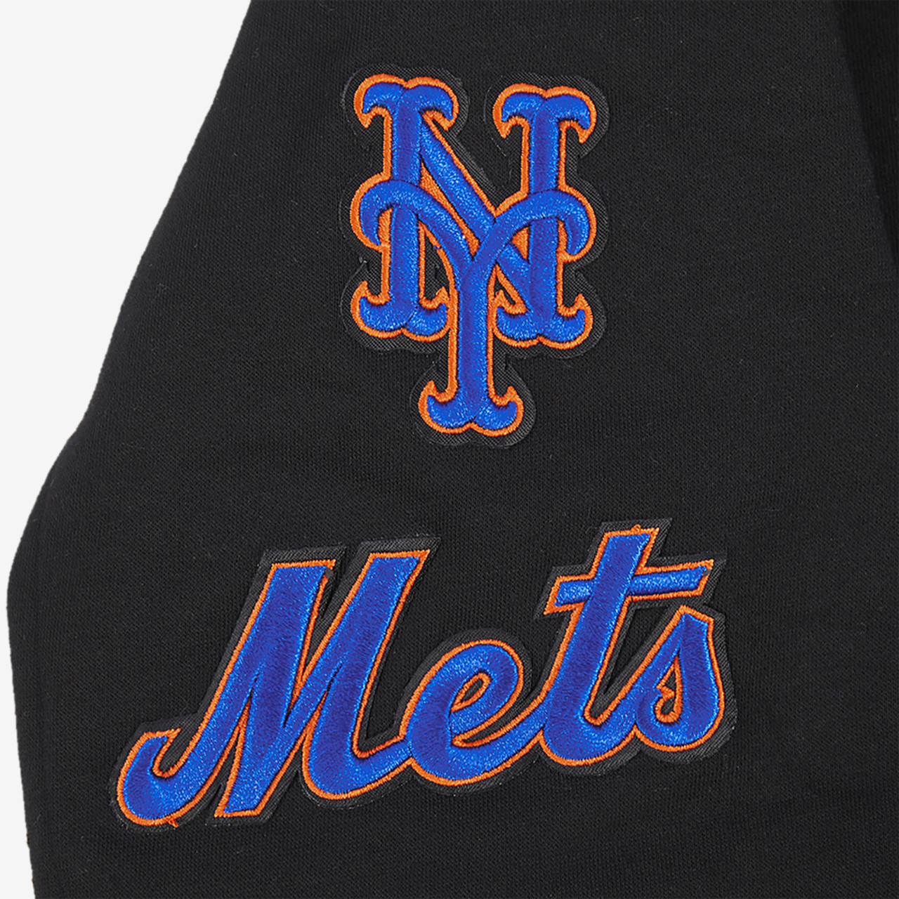 Pro Standard New York Mets Classic Flc Fz Hoodie Image 6 of 7. Tap to open photo gallery.