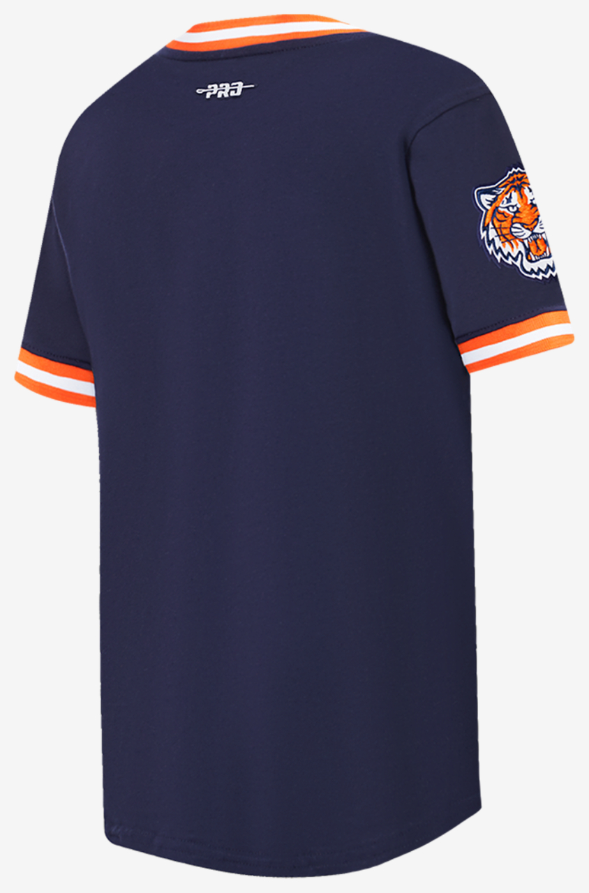 Pro Standard Detroit Tigers Classic Ss Striped Rib Tee Image 4 of 7. Tap to open photo gallery.