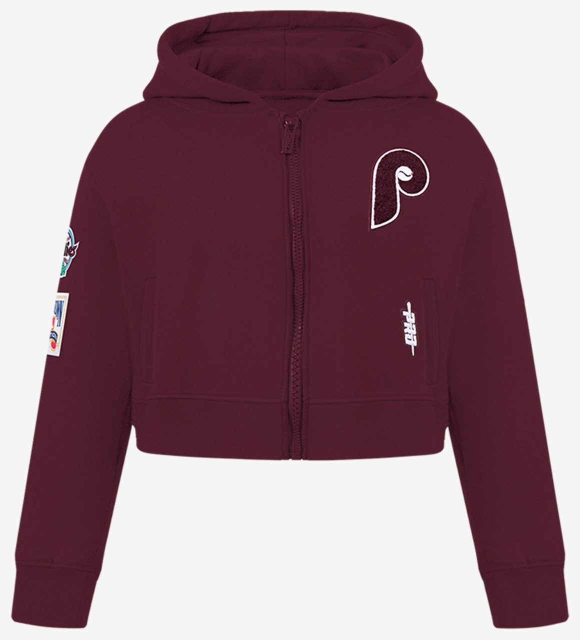 Pro Standard Philadelphia Phillies Classic Flc Fz Hoodie Image 1 of 7. Tap to open photo gallery.
