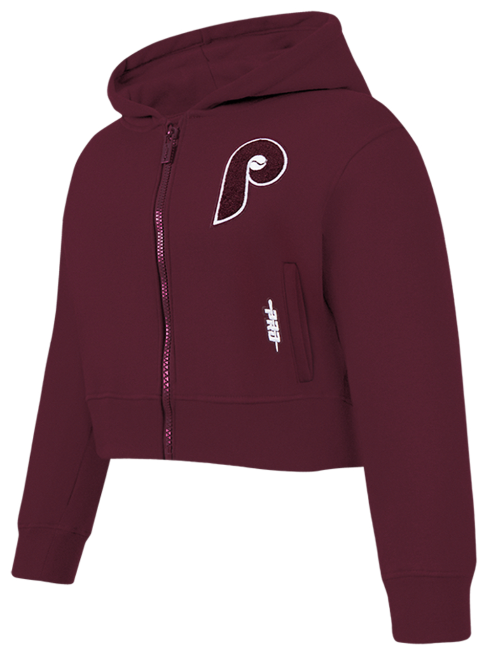 Pro Standard Philadelphia Phillies Classic Flc Fz Hoodie Image 3 of 7. Tap to open photo gallery.