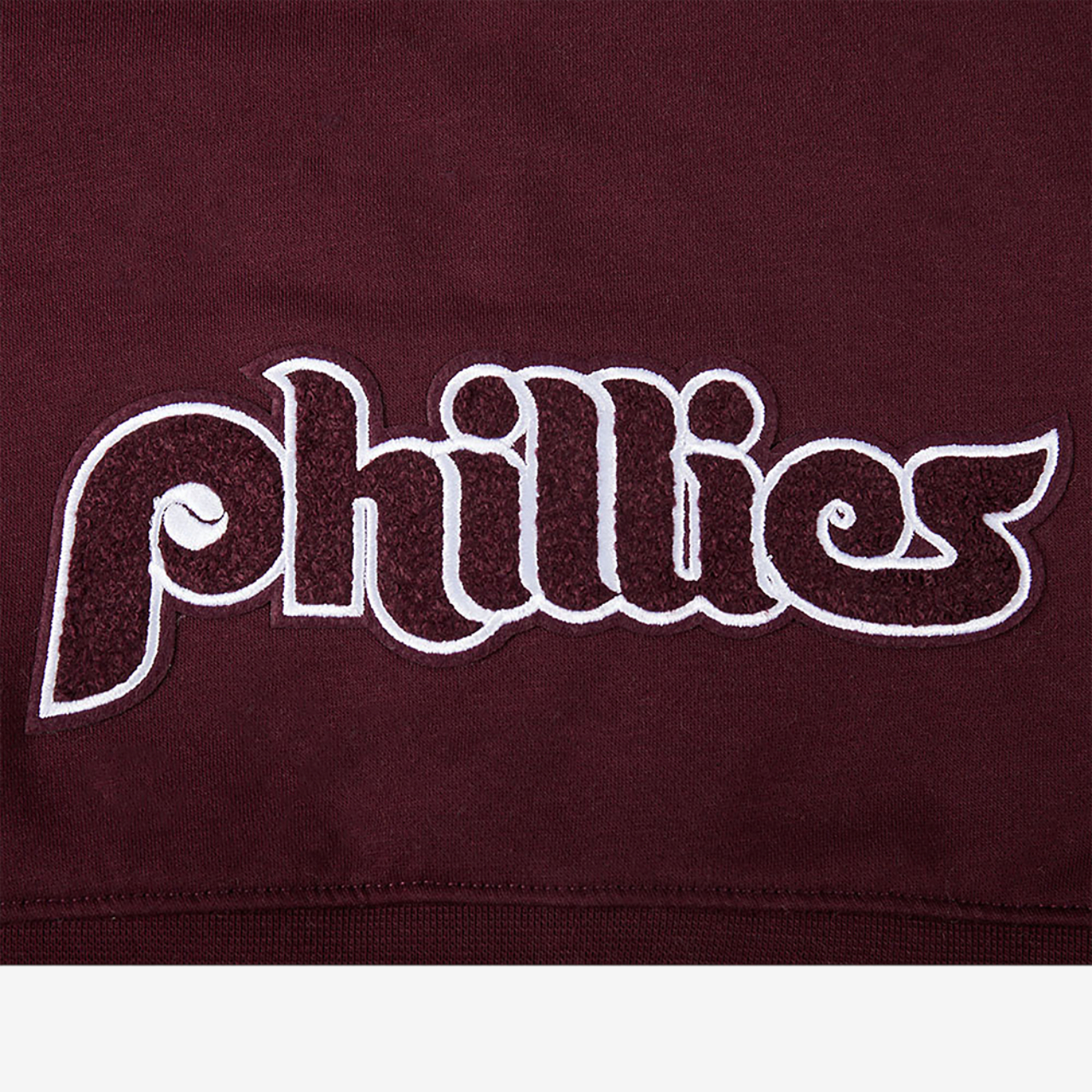 Pro Standard Philadelphia Phillies Classic Flc Fz Hoodie Image 6 of 7. Tap to open photo gallery.