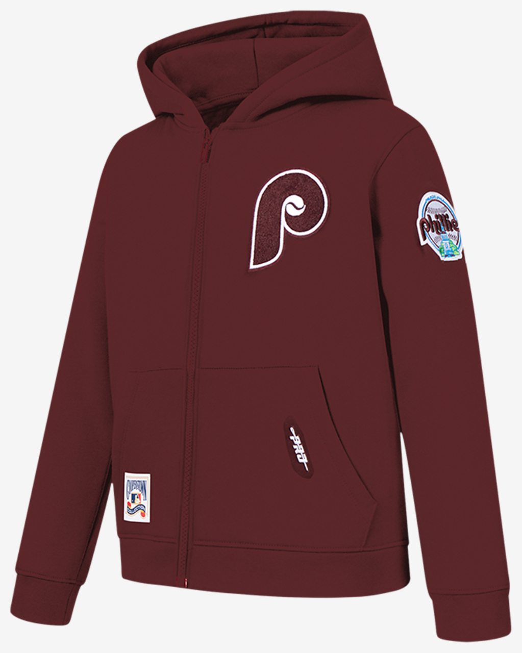 Pro Standard Philadelphia Phillies Classic Flc Fz Hoodie Image 3 of 9. Tap to open photo gallery.