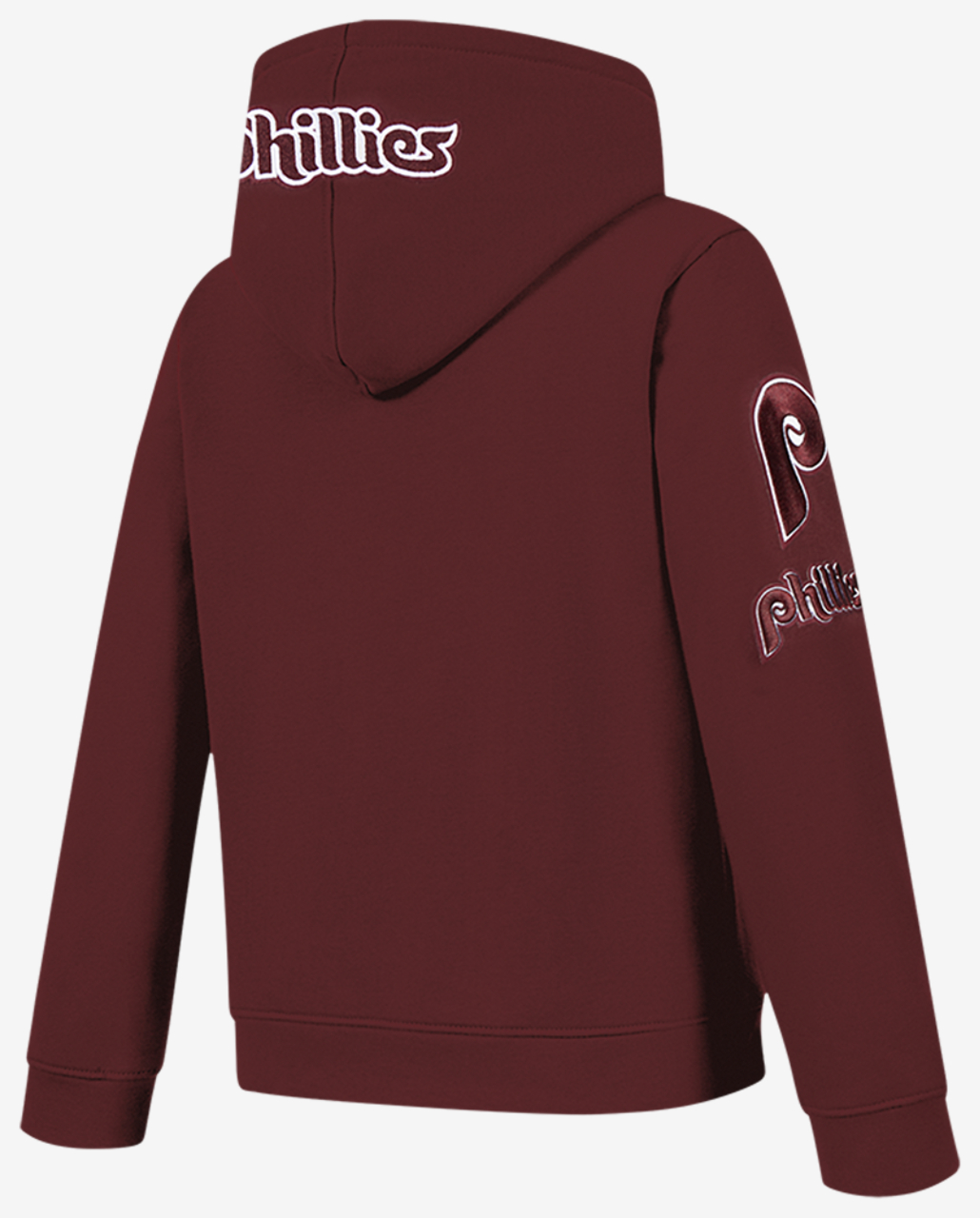 Pro Standard Philadelphia Phillies Classic Flc Fz Hoodie Image 4 of 9. Tap to open photo gallery.