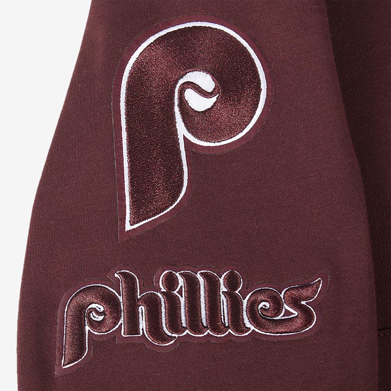 Pro Standard Philadelphia Phillies Classic Flc Fz Hoodie Image 8 of 9. Tap to open photo gallery.