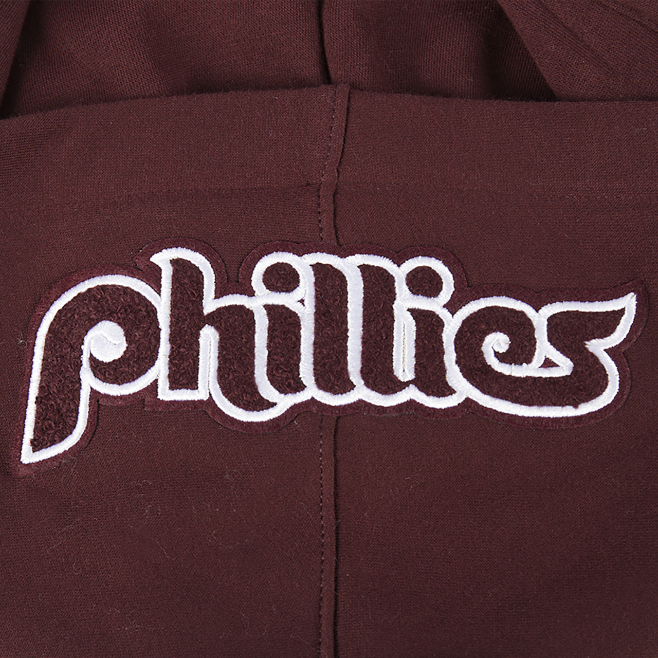 Pro Standard Philadelphia Phillies Classic Flc Fz Hoodie Image 9 of 9. Tap to open photo gallery.