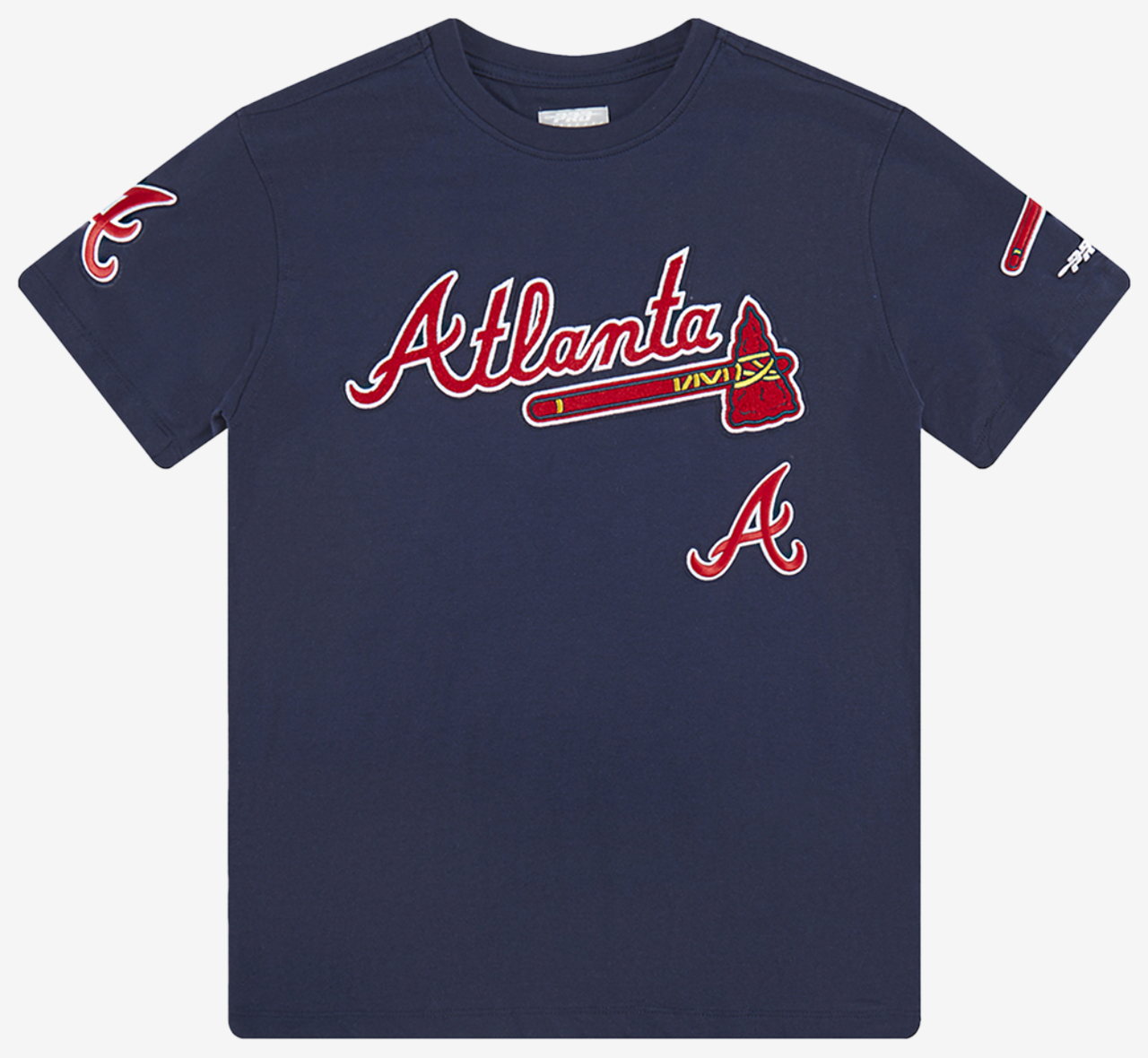 Pro Standard Atlanta Braves Classic Ss Tee Image 1 of 6. Tap to open photo gallery.