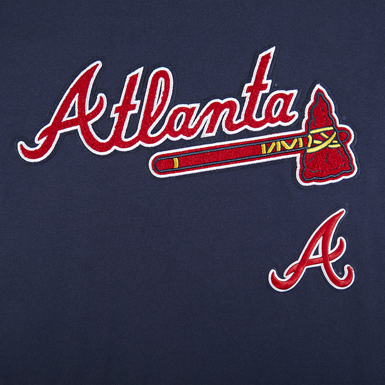 Pro Standard Atlanta Braves Classic Ss Tee Image 5 of 6. Tap to open photo gallery.
