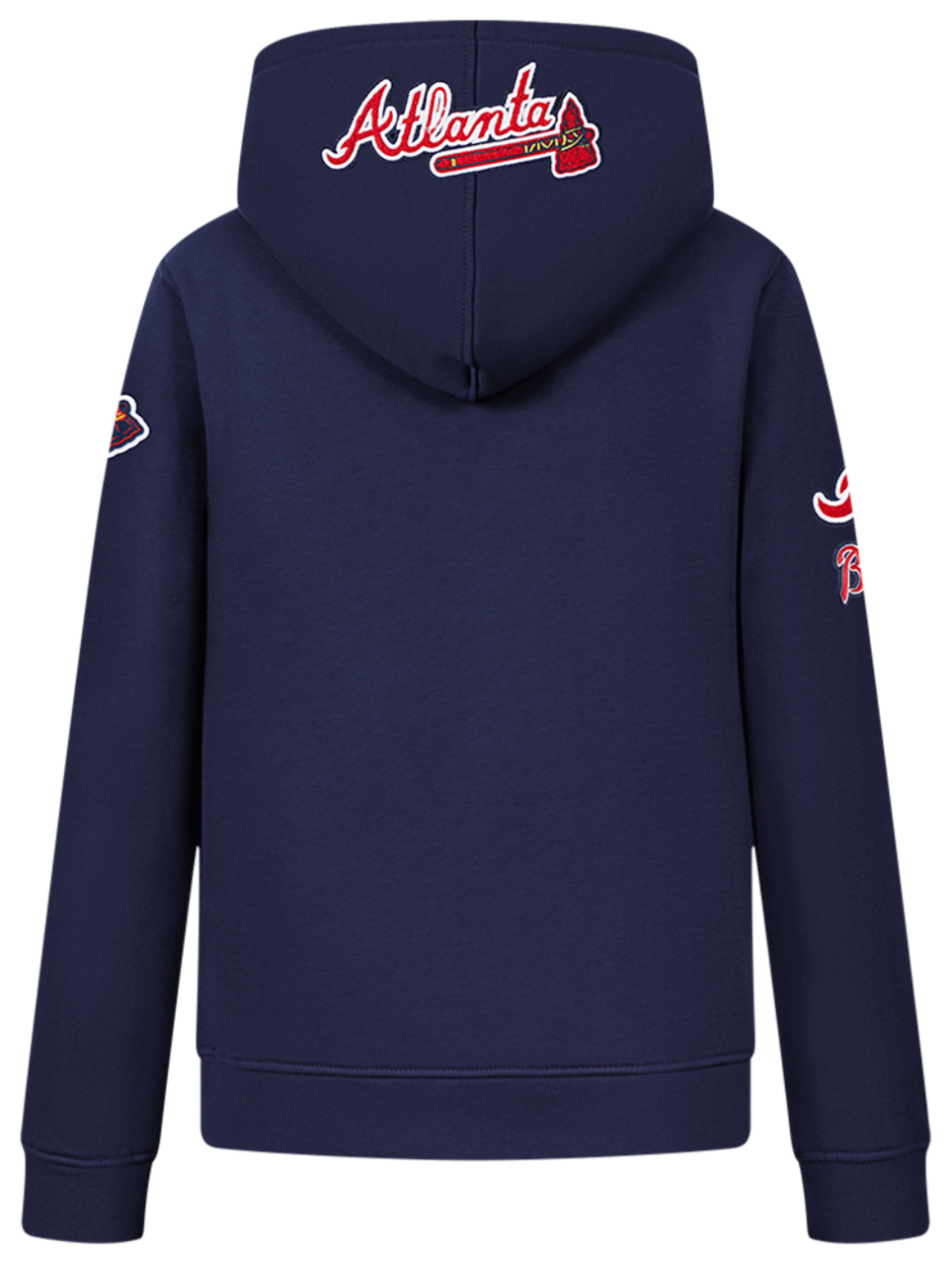 Pro Standard Atlanta Braves Classic Flc Fz Hoodie Image 2 of 8. Tap to open photo gallery.