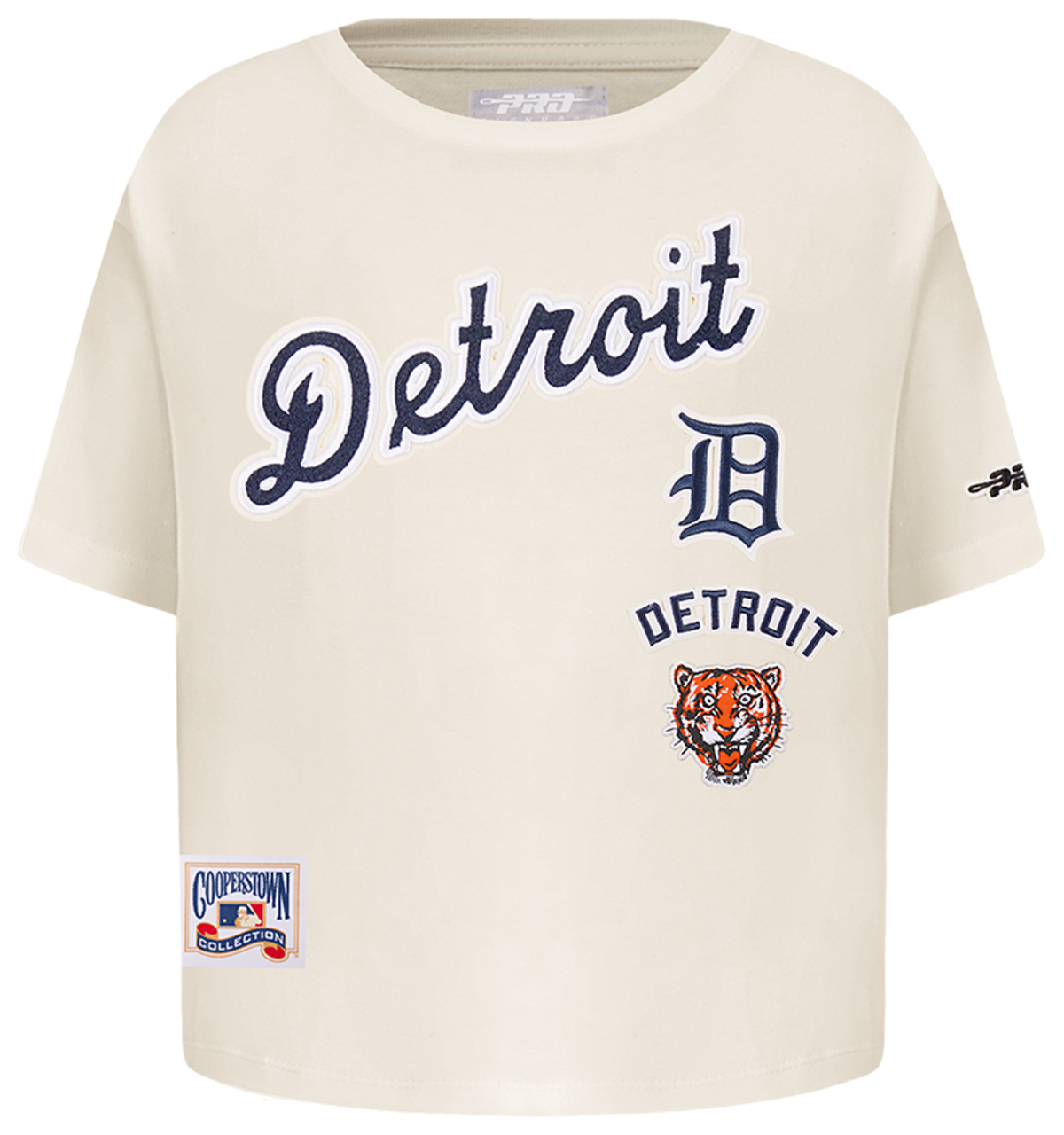 Pro Standard Detroit Tigers Retro Classic Ss Boxy Tee Image 1 of 6. Tap to open photo gallery.