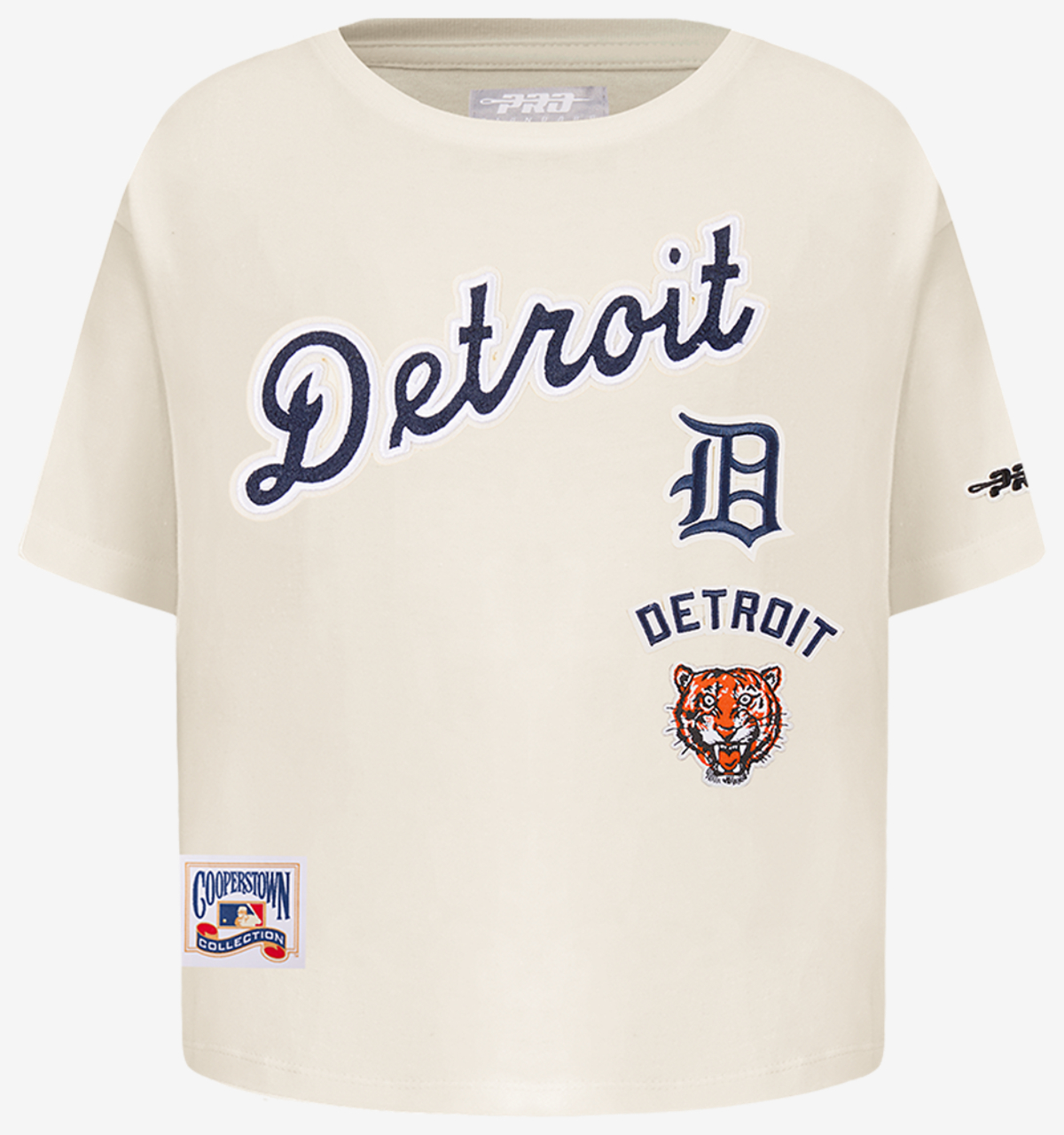 Pro Standard Detroit Tigers Retro Classic Ss Boxy Tee Image 1 of 6. Tap to open photo gallery.