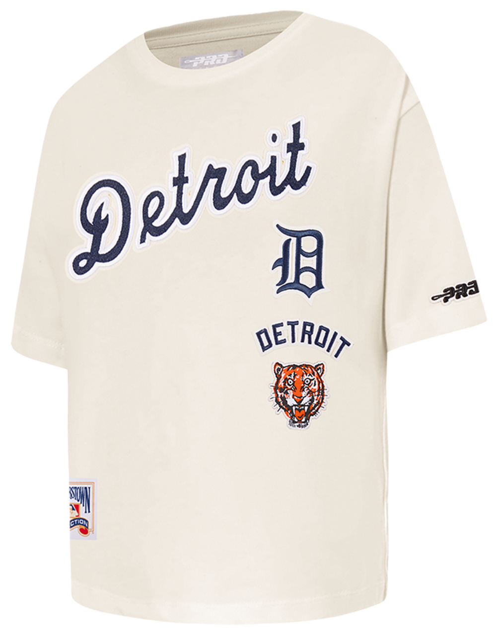 Pro Standard Detroit Tigers Retro Classic Ss Boxy Tee Image 3 of 6. Tap to open photo gallery.