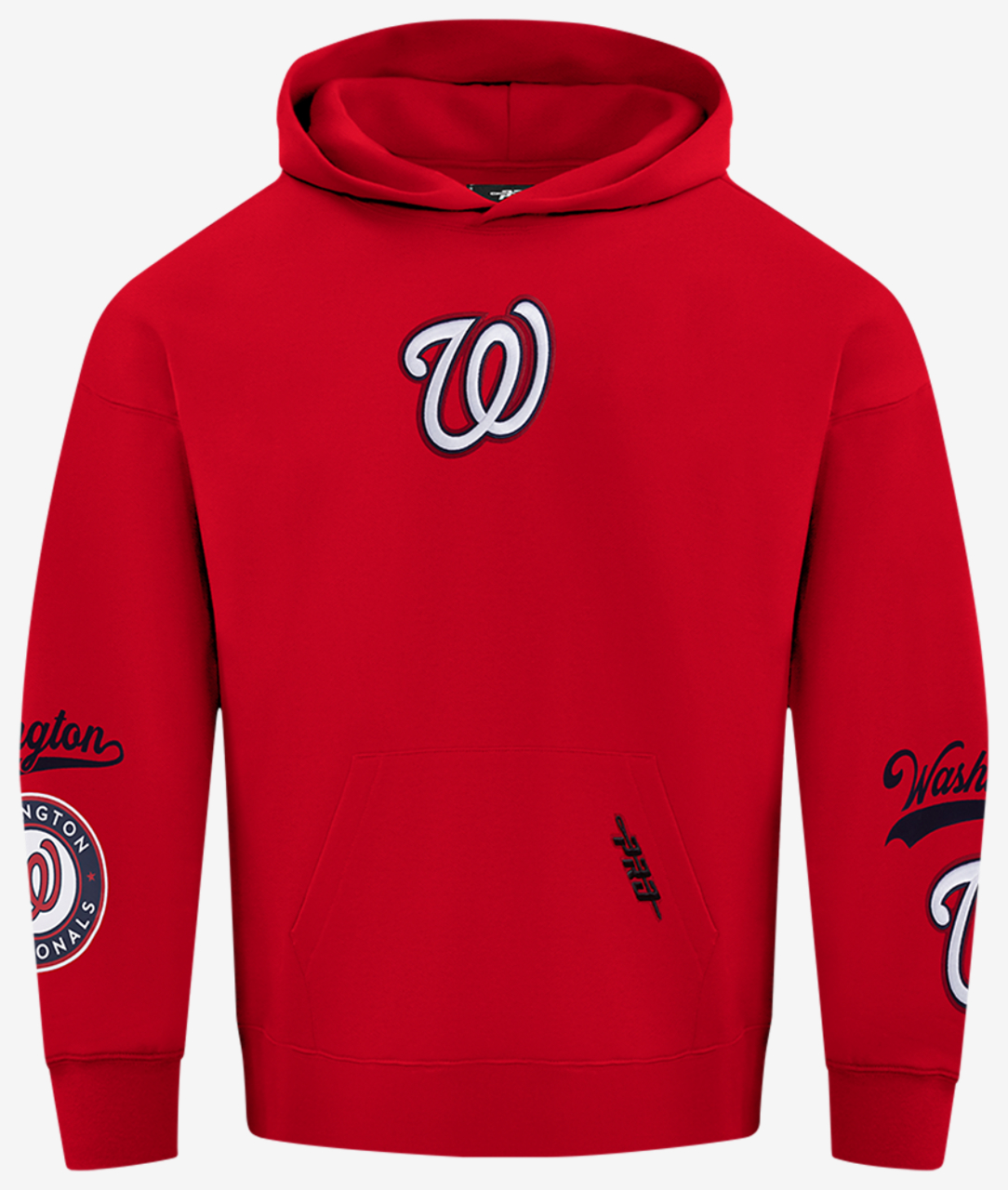 Pro Standard Nationals Living Large Drop Shoulder PO Hoodie Image 1 of 8. Tap to open photo gallery.