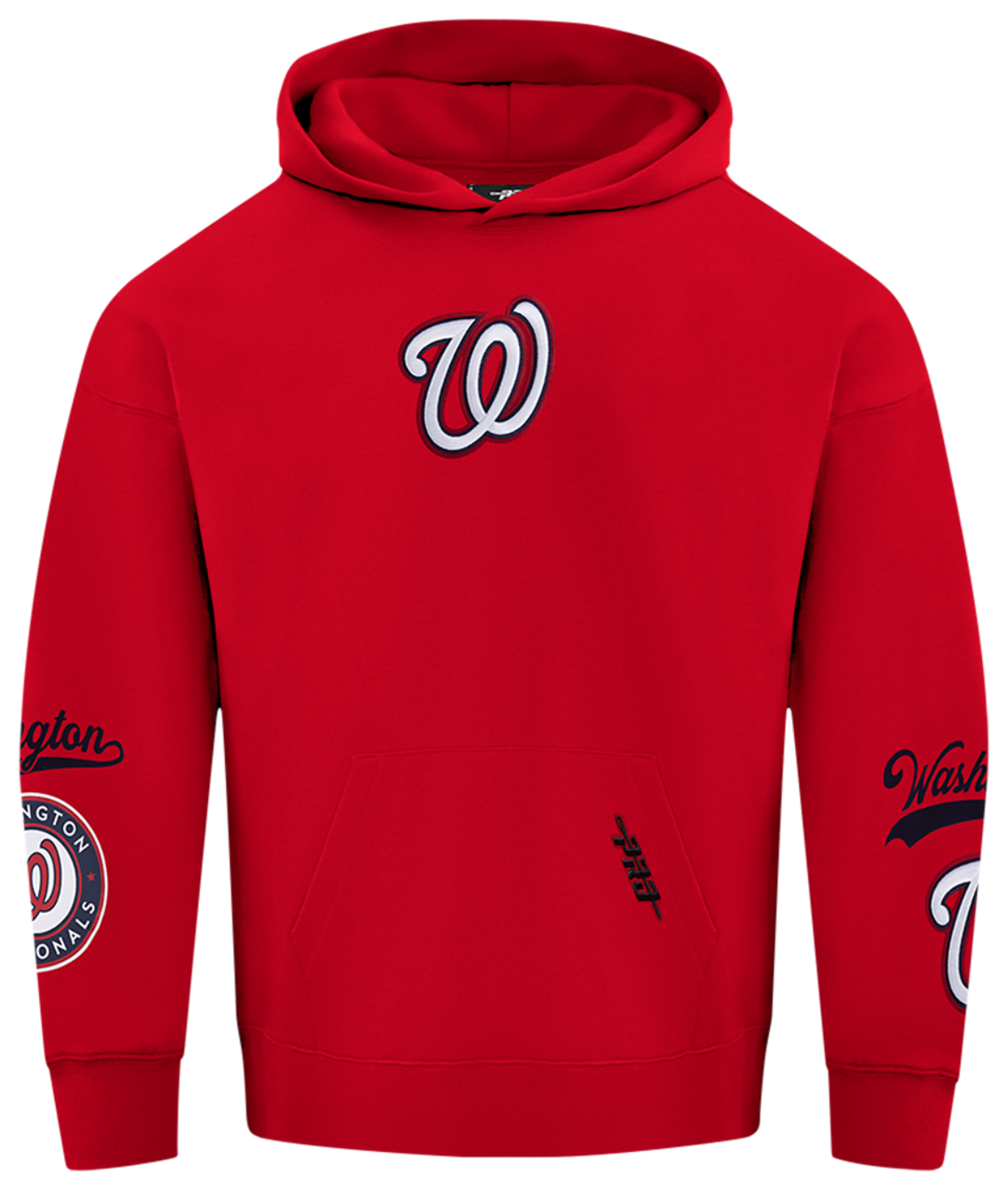 Pro Standard Nationals Living Large Drop Shoulder PO Hoodie Image 1 of 8. Tap to open photo gallery.