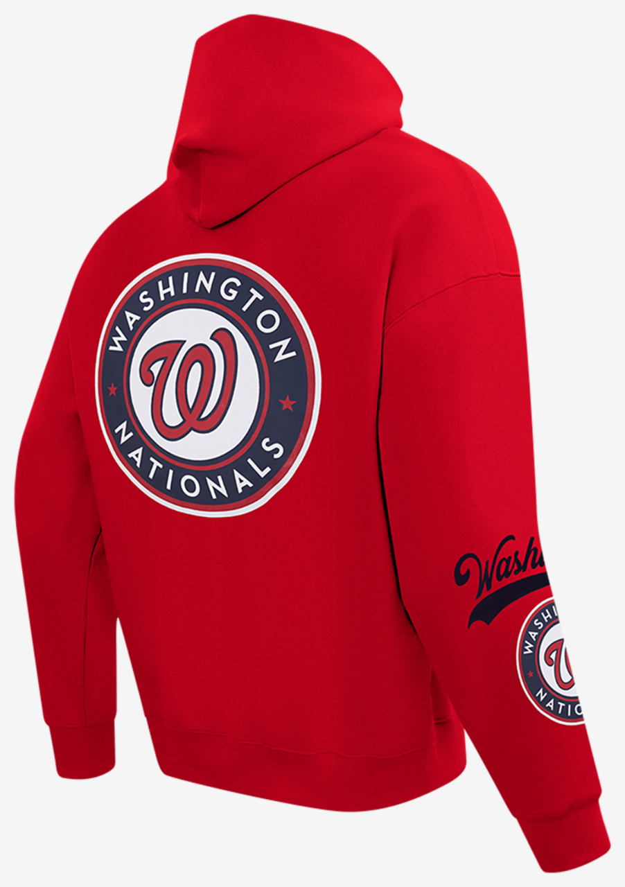 Pro Standard Nationals Living Large Drop Shoulder PO Hoodie Image 4 of 8. Tap to open photo gallery.