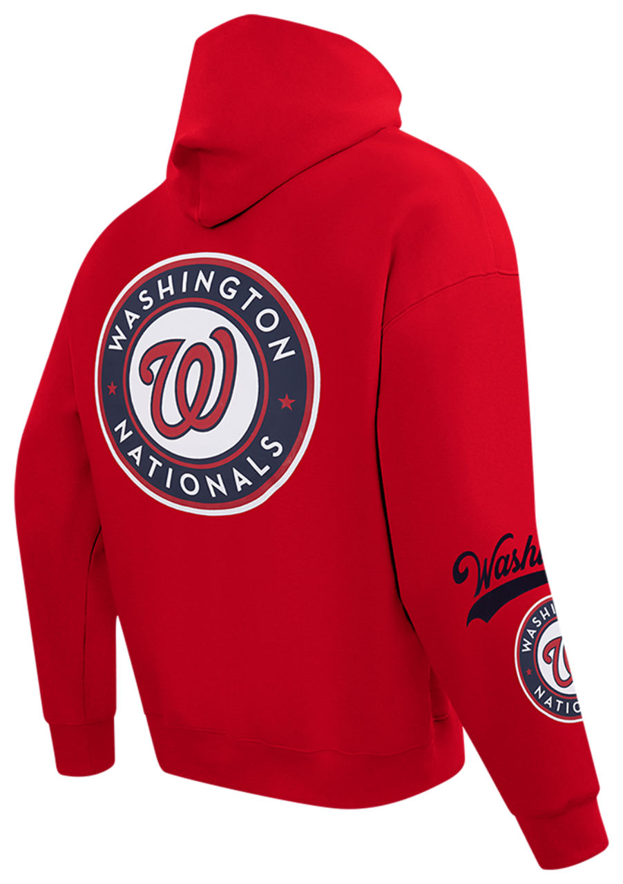 Pro Standard Nationals Living Large Drop Shoulder PO Hoodie Image 4 of 8. Tap to open photo gallery.