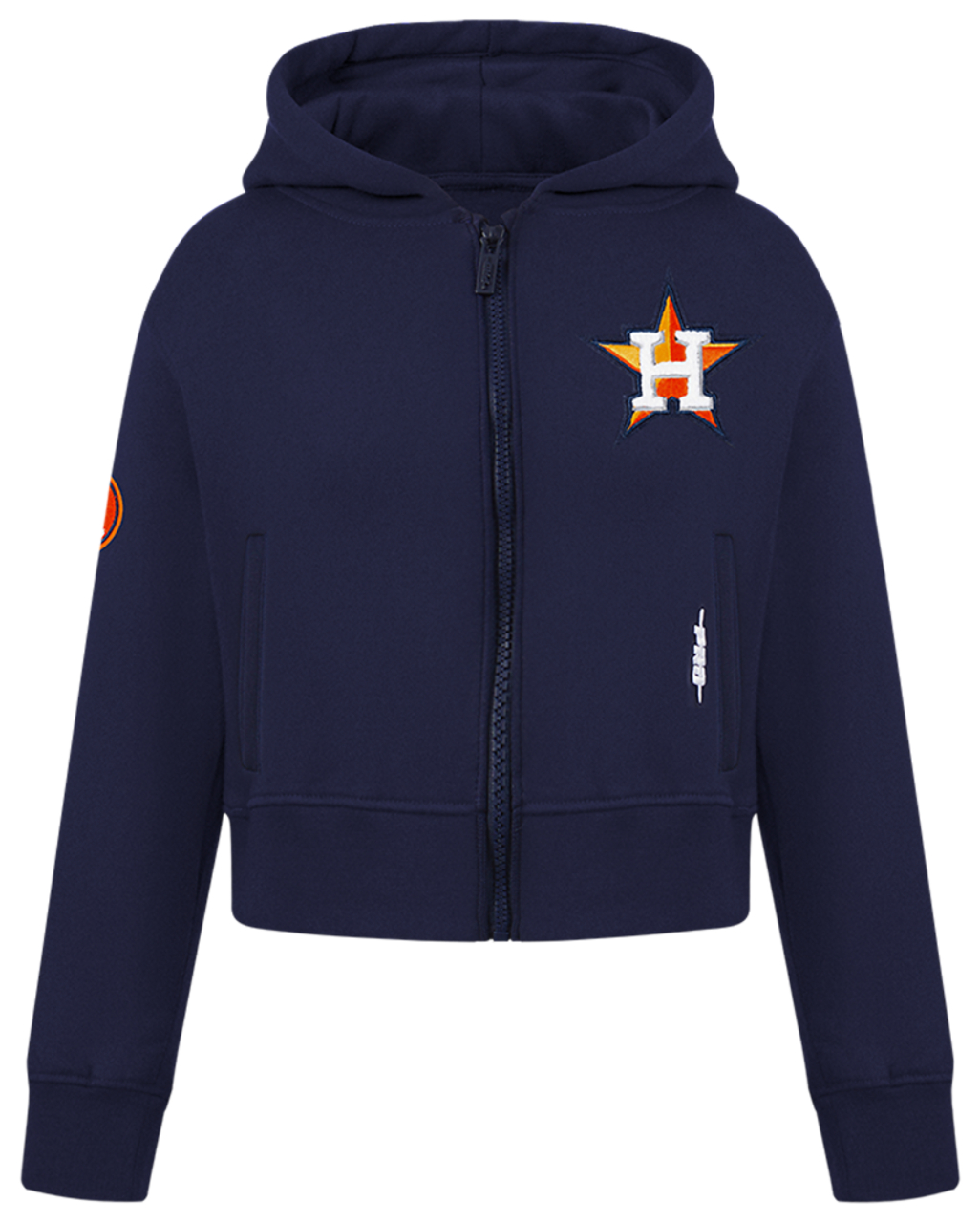 Pro Standard Houston Astros Classic Flc Fz Hoodie Image 1 of 8. Tap to open photo gallery.