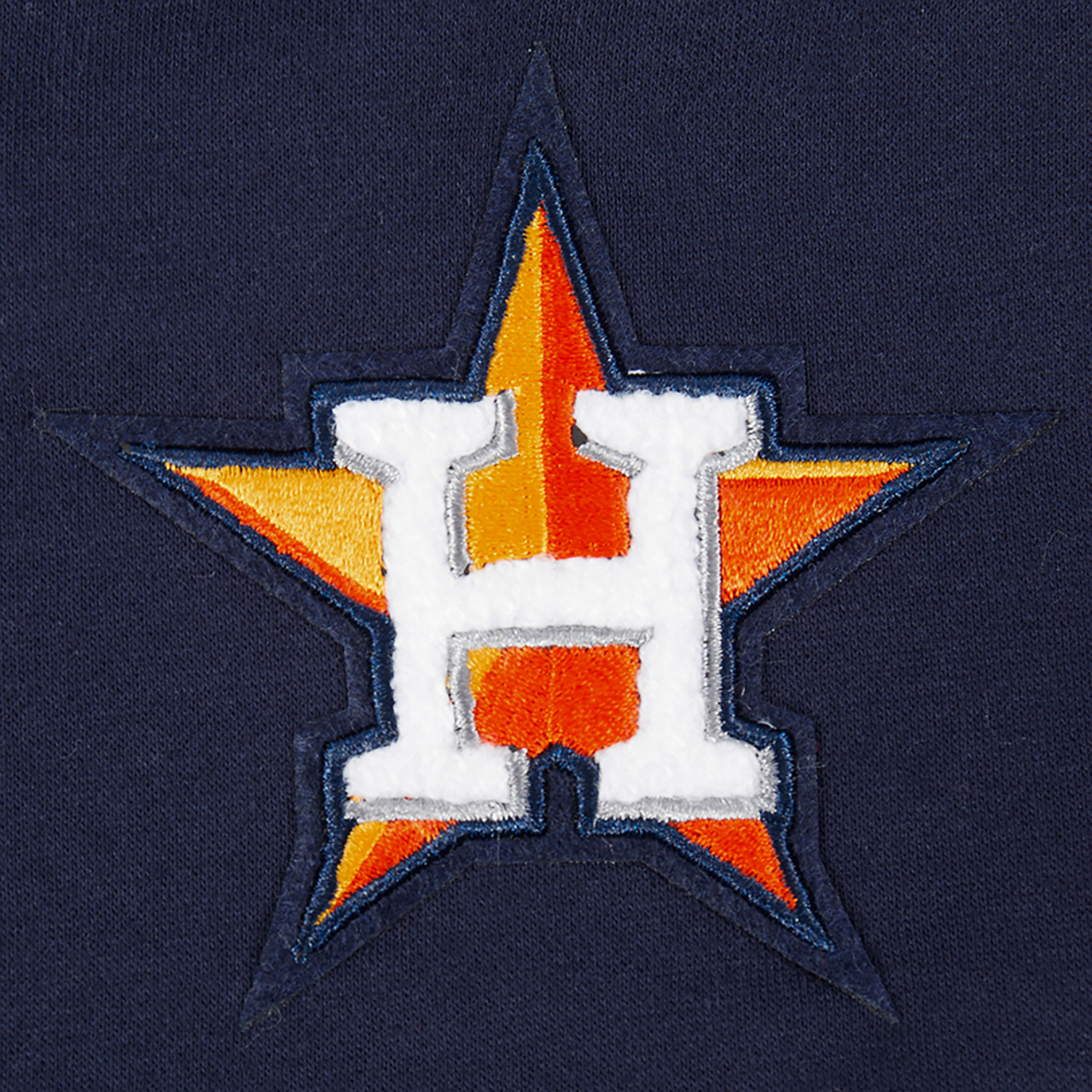 Pro Standard Houston Astros Classic Flc Fz Hoodie Image 7 of 8. Tap to open photo gallery.