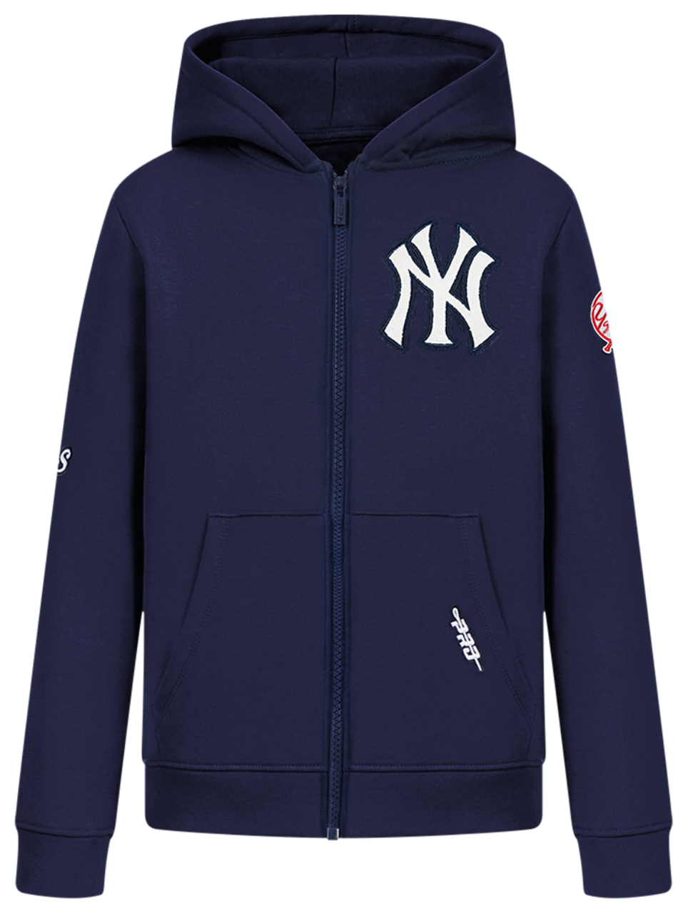 Pro Standard New York Yankees Classic Flc Fz Hoodie - Boys' Grade