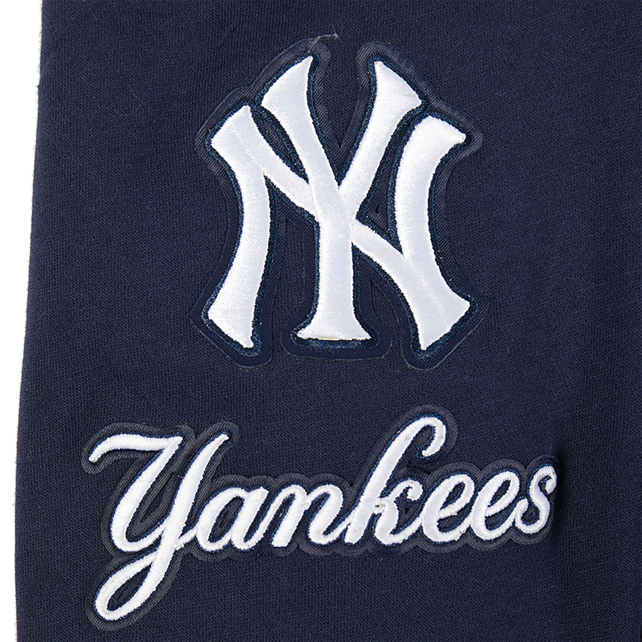 Pro Standard New York Yankees Classic Flc Fz Hoodie Image 6 of 9. Tap to open photo gallery.