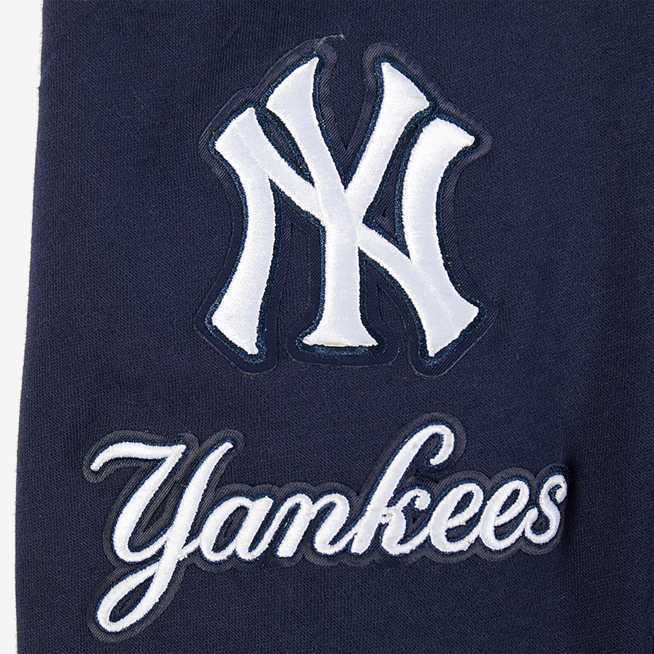 Pro Standard New York Yankees Classic Flc Fz Hoodie Image 6 of 9. Tap to open photo gallery.