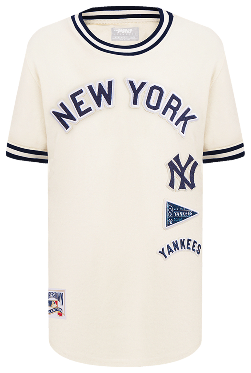 Pro Standard New York Yankees Retro Classic Striped Rib Tee Image 1 of 7. Tap to open photo gallery.
