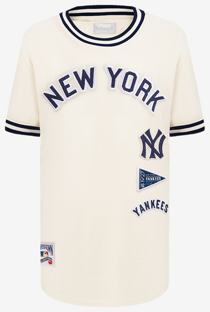 Pro Standard New York Yankees Retro Classic Striped Rib Tee Image 1 of 7. Tap to open photo gallery.