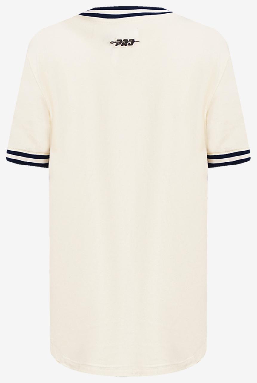 Pro Standard New York Yankees Retro Classic Striped Rib Tee Image 2 of 7. Tap to open photo gallery.
