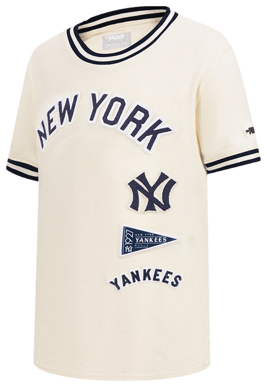 Pro Standard New York Yankees Retro Classic Striped Rib Tee Image 3 of 7. Tap to open photo gallery.