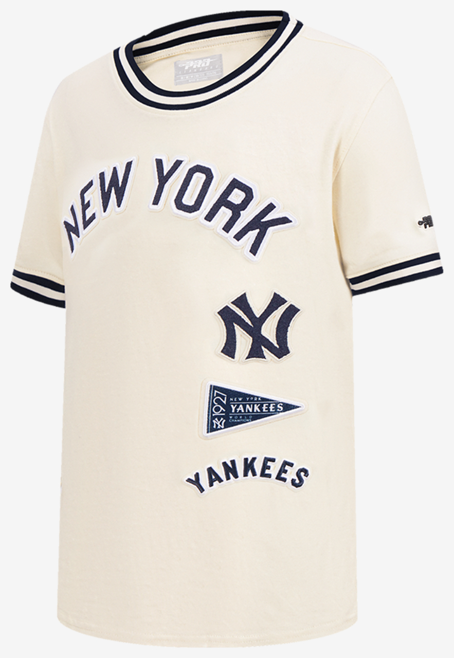Pro Standard New York Yankees Retro Classic Striped Rib Tee Image 3 of 7. Tap to open photo gallery.
