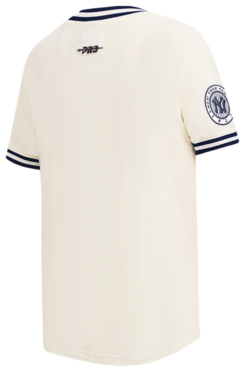 Pro Standard New York Yankees Retro Classic Striped Rib Tee Image 4 of 7. Tap to open photo gallery.