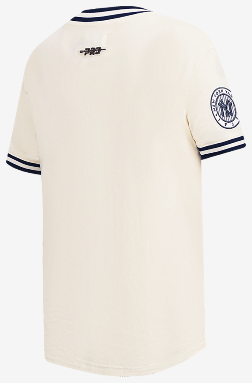 Pro Standard New York Yankees Retro Classic Striped Rib Tee Image 4 of 7. Tap to open photo gallery.