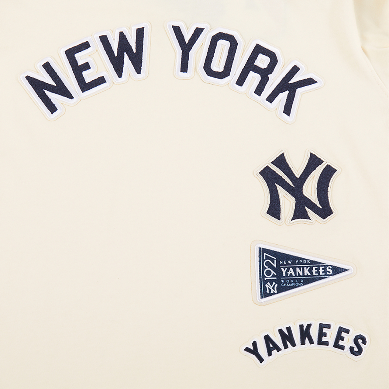 Pro Standard New York Yankees Retro Classic Striped Rib Tee Image 6 of 7. Tap to open photo gallery.