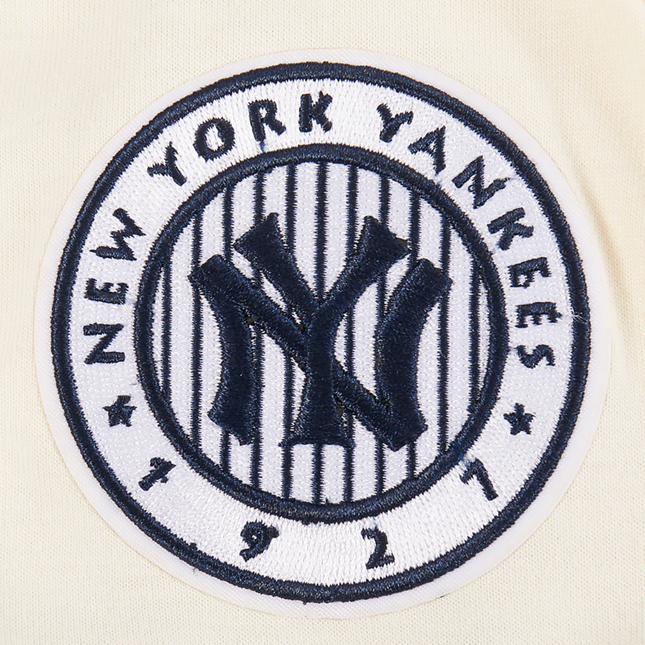 Pro Standard New York Yankees Retro Classic Striped Rib Tee Image 7 of 7. Tap to open photo gallery.