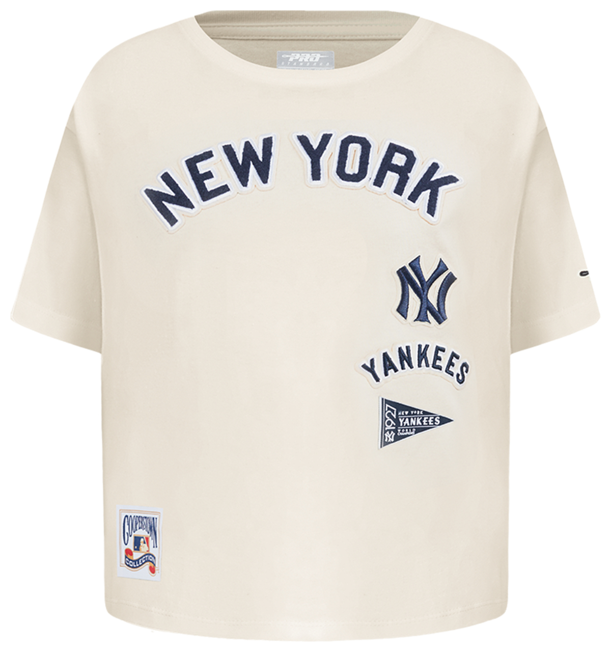Pro Standard New York Yankees Retro Classic Ss Boxy Tee Image 1 of 5. Tap to open photo gallery.