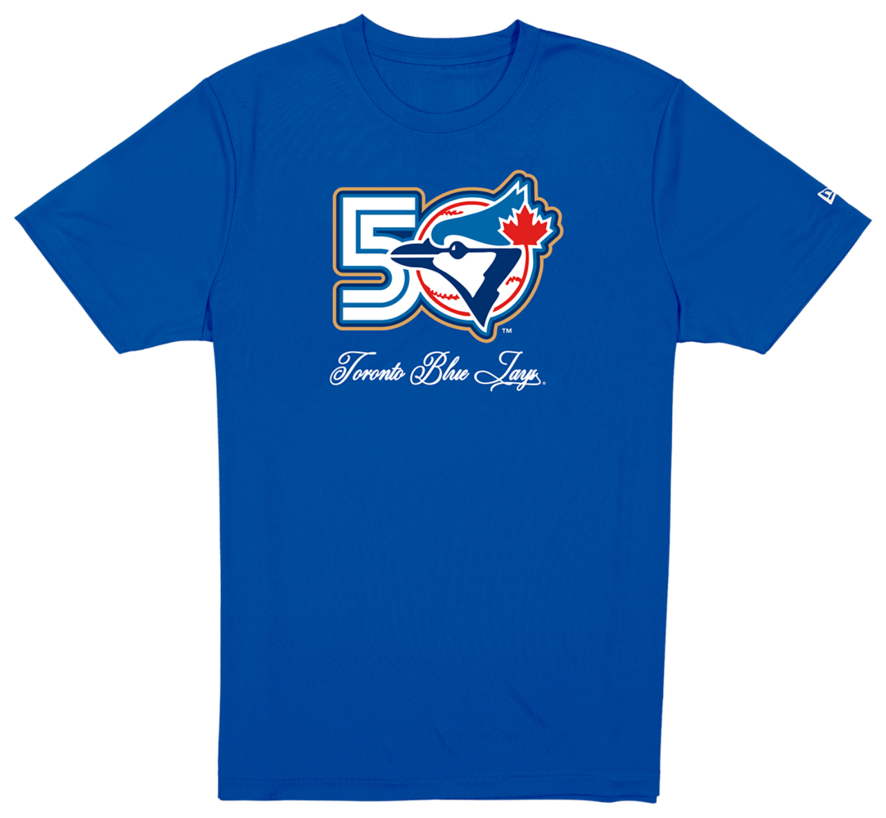 New Era Blue Jays 50th Anniversary T-Shirt  Image 3 of 4. Tap to open photo gallery.