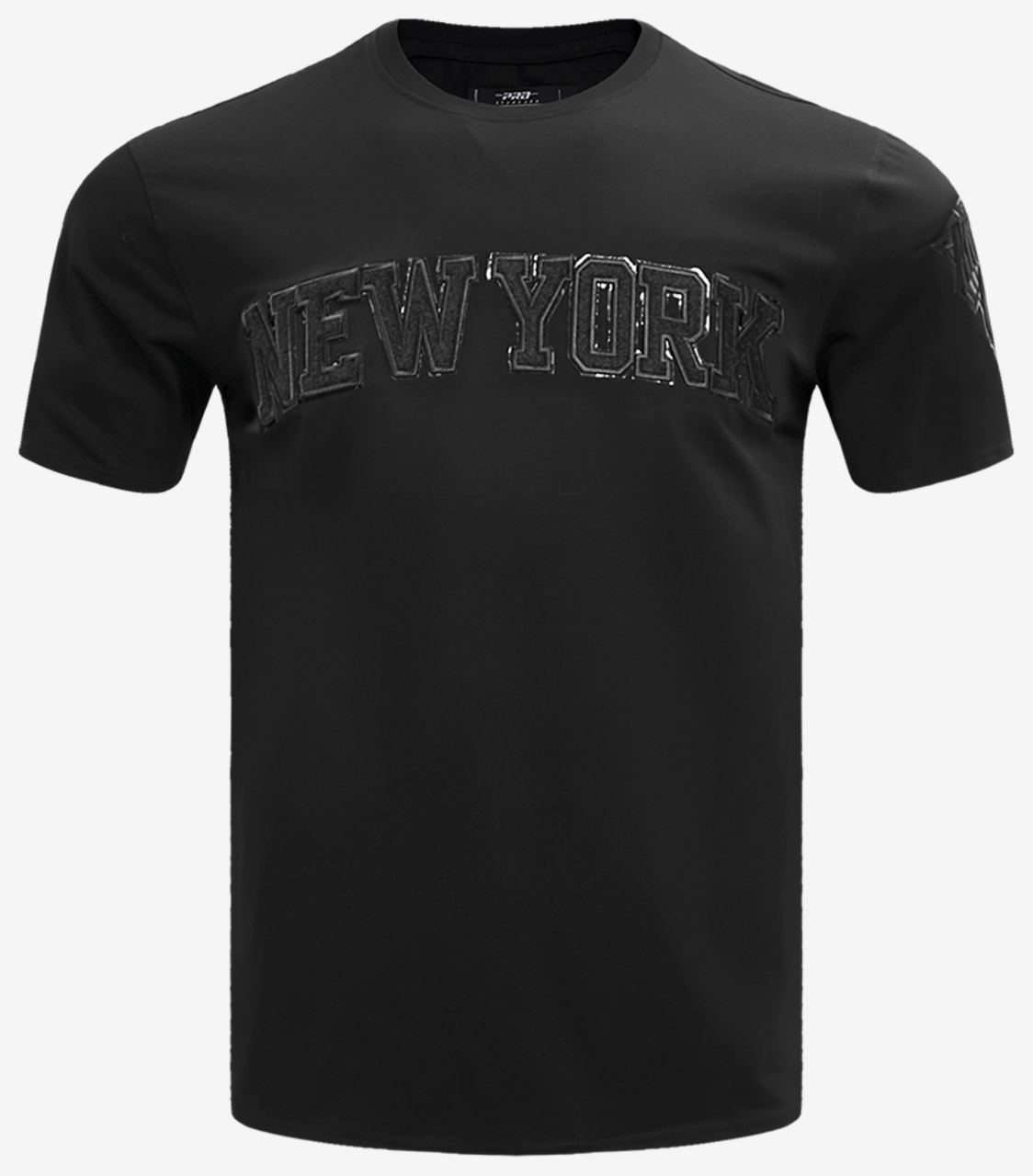 Pro Standard New York Knicks Triple Black SJ T-Shirt Image 1 of 7. Tap to open photo gallery.