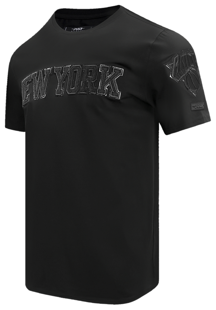 Pro Standard New York Knicks Triple Black SJ T-Shirt Image 3 of 7. Tap to open photo gallery.