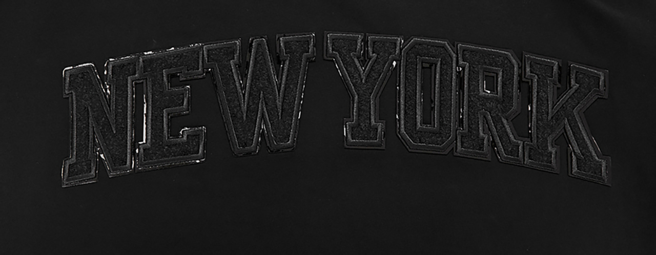 Pro Standard New York Knicks Triple Black SJ T-Shirt Image 5 of 7. Tap to open photo gallery.