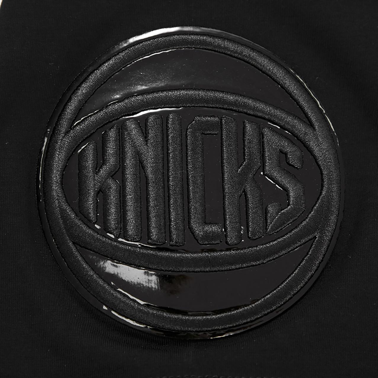 Pro Standard New York Knicks Triple Black SJ T-Shirt Image 6 of 7. Tap to open photo gallery.