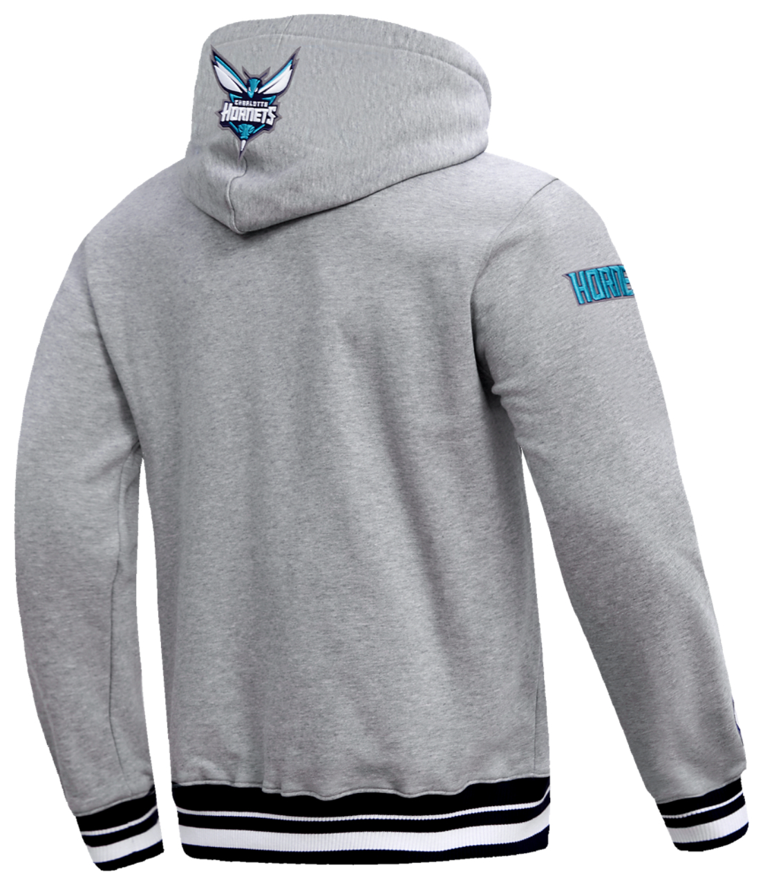 Pro Standard Hornets Script Fleece P/O Hoodie Image 4 of 8. Tap to open photo gallery.