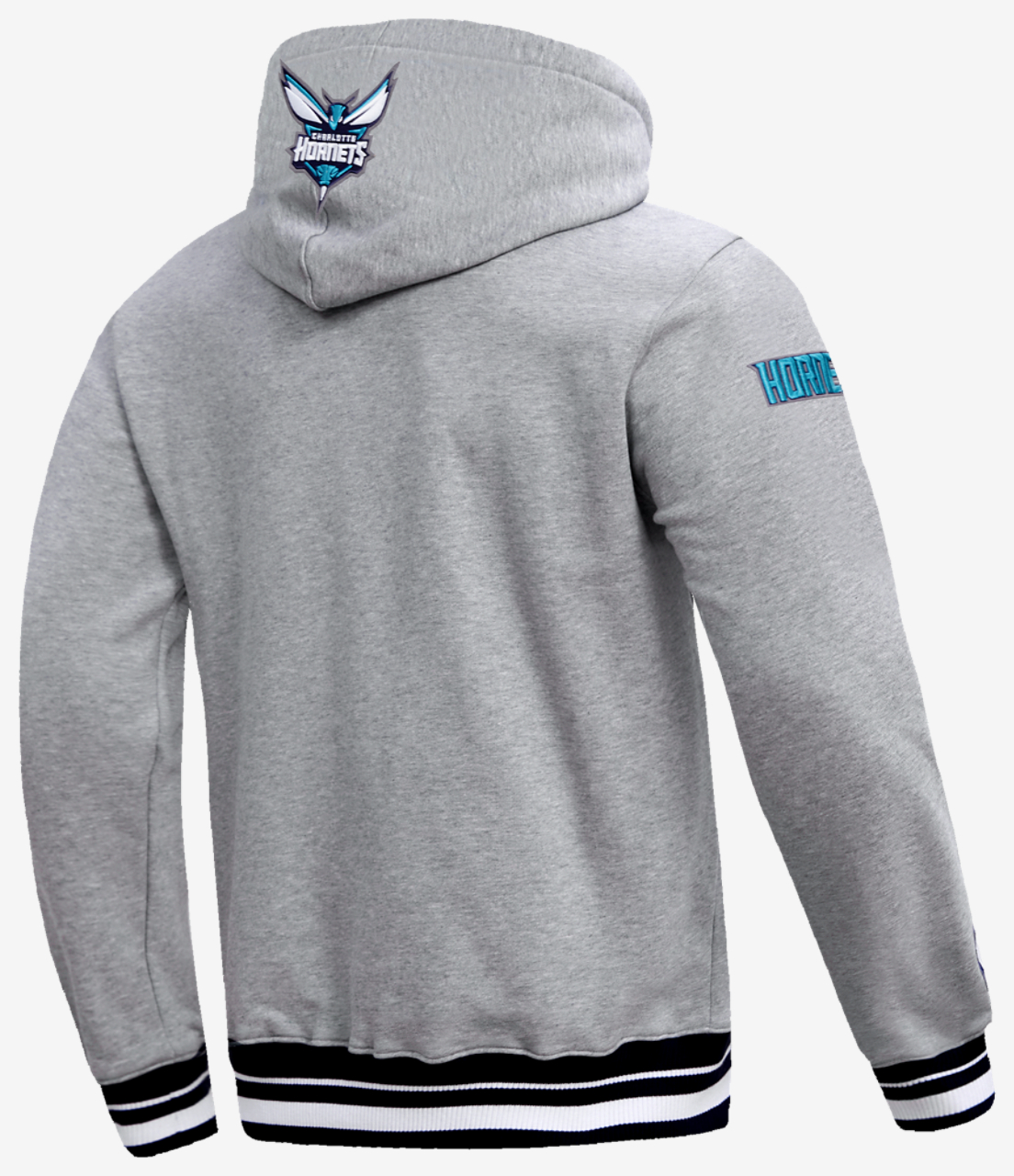 Pro Standard Hornets Script Fleece P/O Hoodie Image 4 of 8. Tap to open photo gallery.
