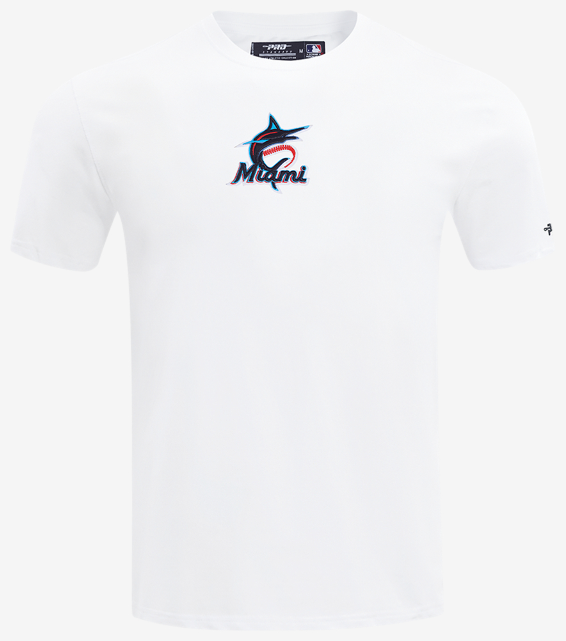 Pro Standard Marlins Classic DS T-Shirt Image 1 of 5. Tap to open photo gallery.