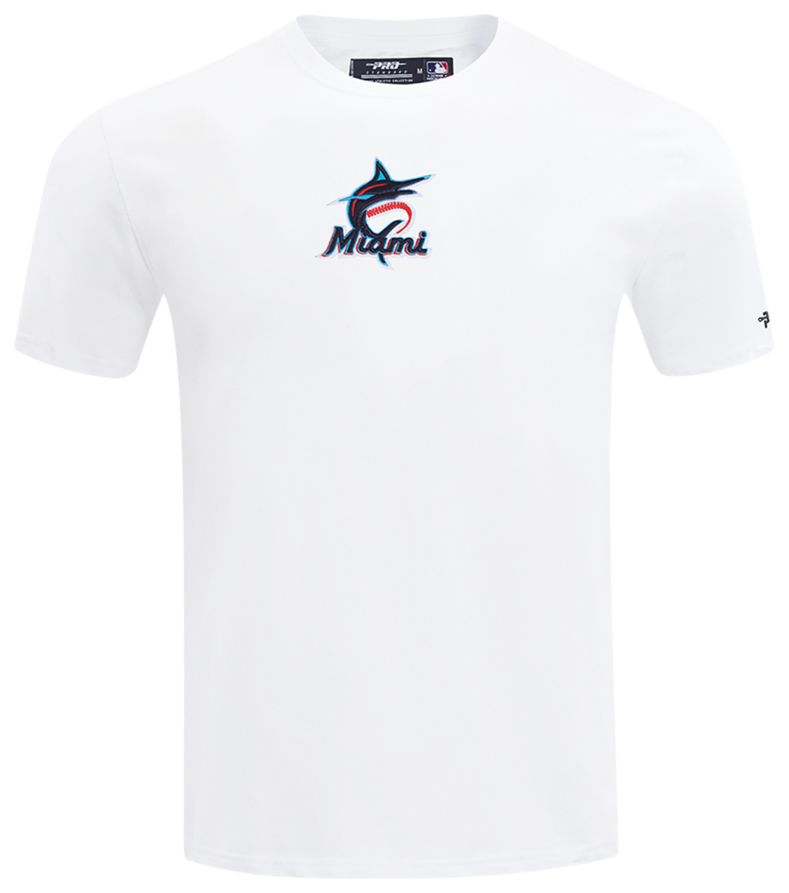 Pro Standard Marlins Classic DS T-Shirt Image 1 of 5. Tap to open photo gallery.
